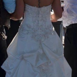 Elegant David’s Bridal Wedding Dress